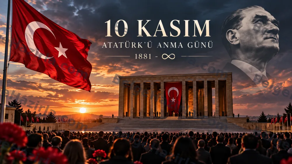 10 Kasım Anıtkabir ve Anma Töreni Pano Görselleri görseli 1