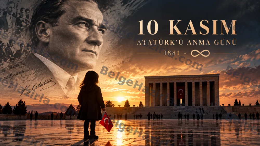 10 Kasım Anıtkabir ve Anma Töreni Pano Görselleri görseli 5