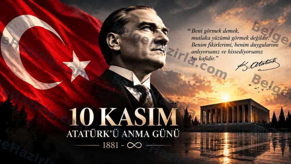 10 Kasım Atatürk’ü Anma Günü Alternatif Pano Posterleri görseli 4