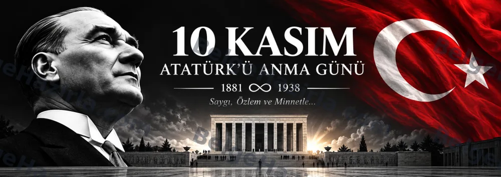 10 Kasım Saygı Özlem ve Minnet Temalı Pano Seti görseli 1
