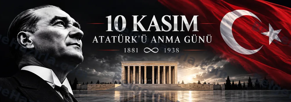 10 Kasım Saygı Özlem ve Minnet Temalı Pano Seti görseli 6