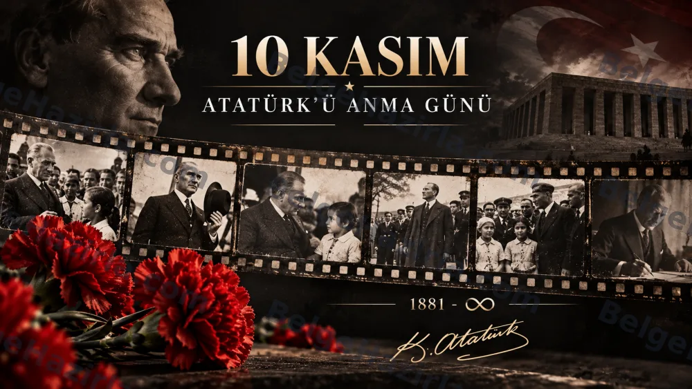 10 Kasım Saygı Özlem ve Minnet Temalı Pano Seti görseli 10