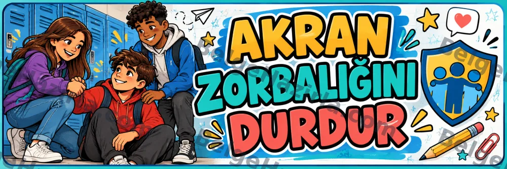 Akran Zorbalığı Rehberlik Panosu | Okullarda Farkındalık görseli 1