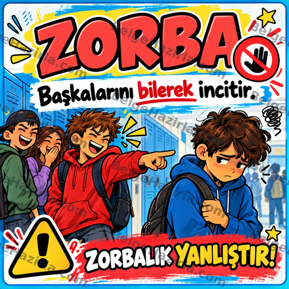 Akran Zorbalığı Rehberlik Panosu | Okullarda Farkındalık görseli 3