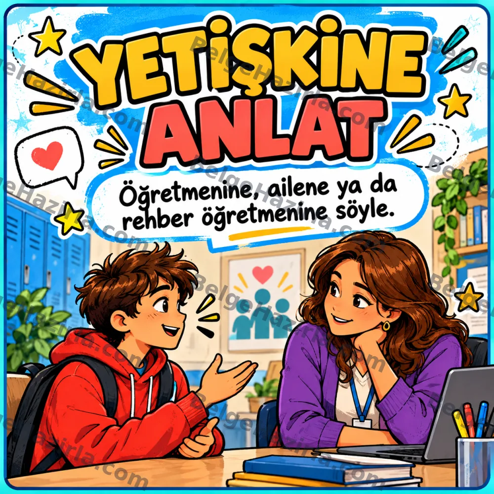 Akran Zorbalığı Rehberlik Panosu | Okullarda Farkındalık görseli 8