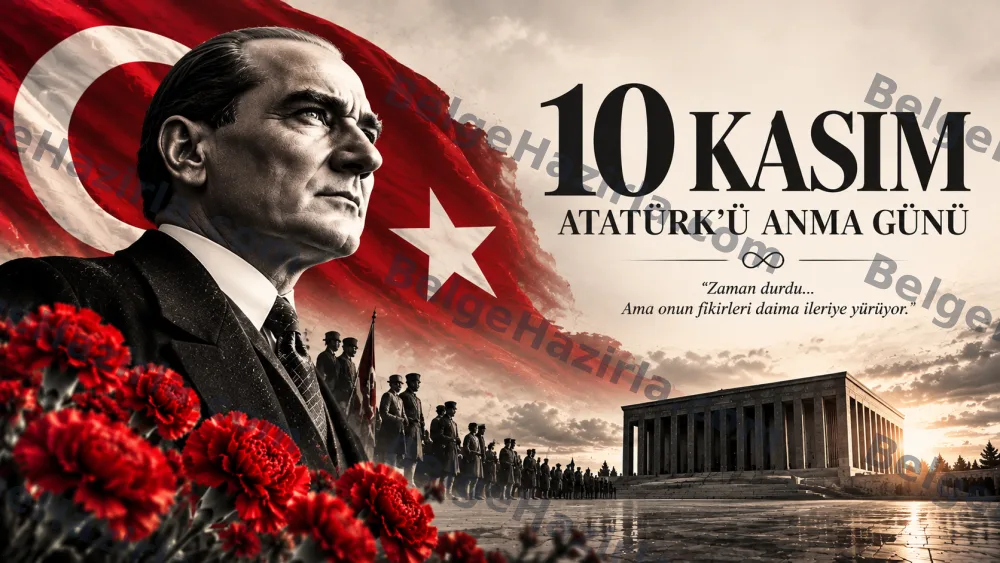 Atatürk’ün Fikirleri, Eserleri ve Mirası 10 Kasım Panosu görseli 3