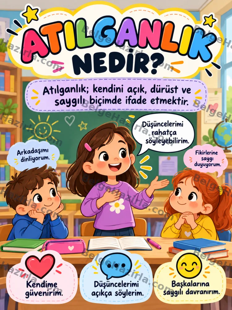 Atılganlık Rehberlik Panosu | İlkokul, Ortaokul ve Lise görseli 1
