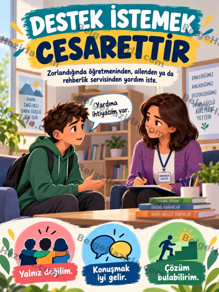 Bağımlılıkla Mücadele Rehberlik Panosu | İlkokul, Ortaokul ve Lise görseli 8