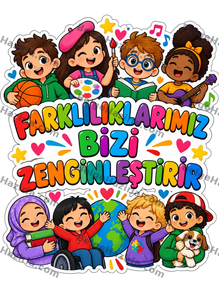 Bireysel Farklılıklara Saygı Rehberlik Panosu | İlkokul, Ortaokul ve Lise görseli 5