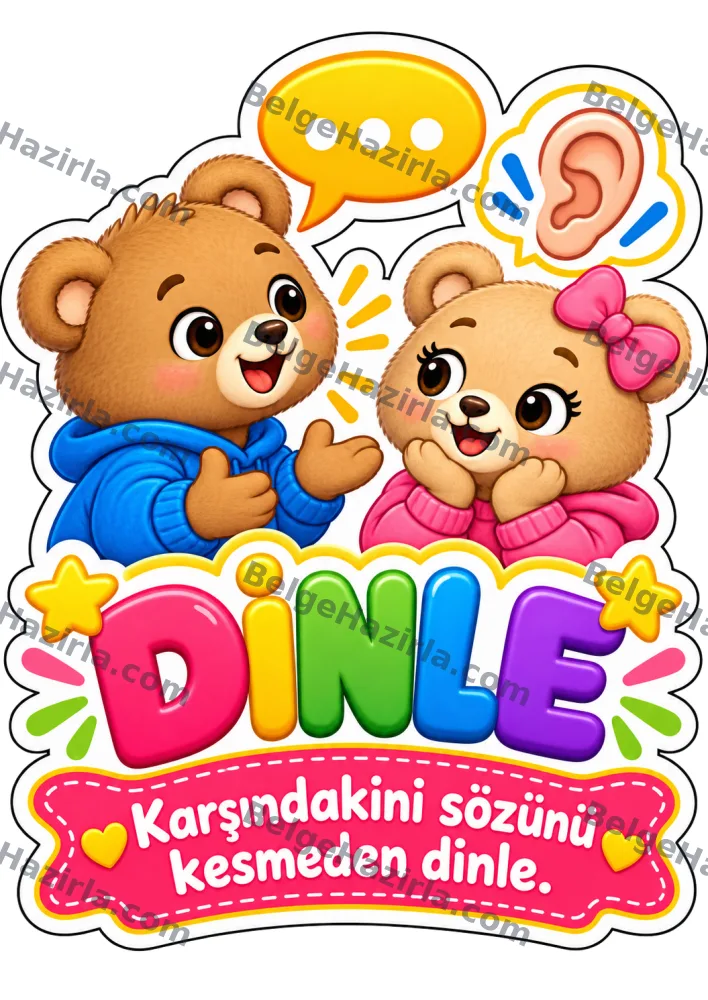 Çatışma Çözme Becerileri Panosu | İlkokul, Ortaokul ve Lise görseli 3