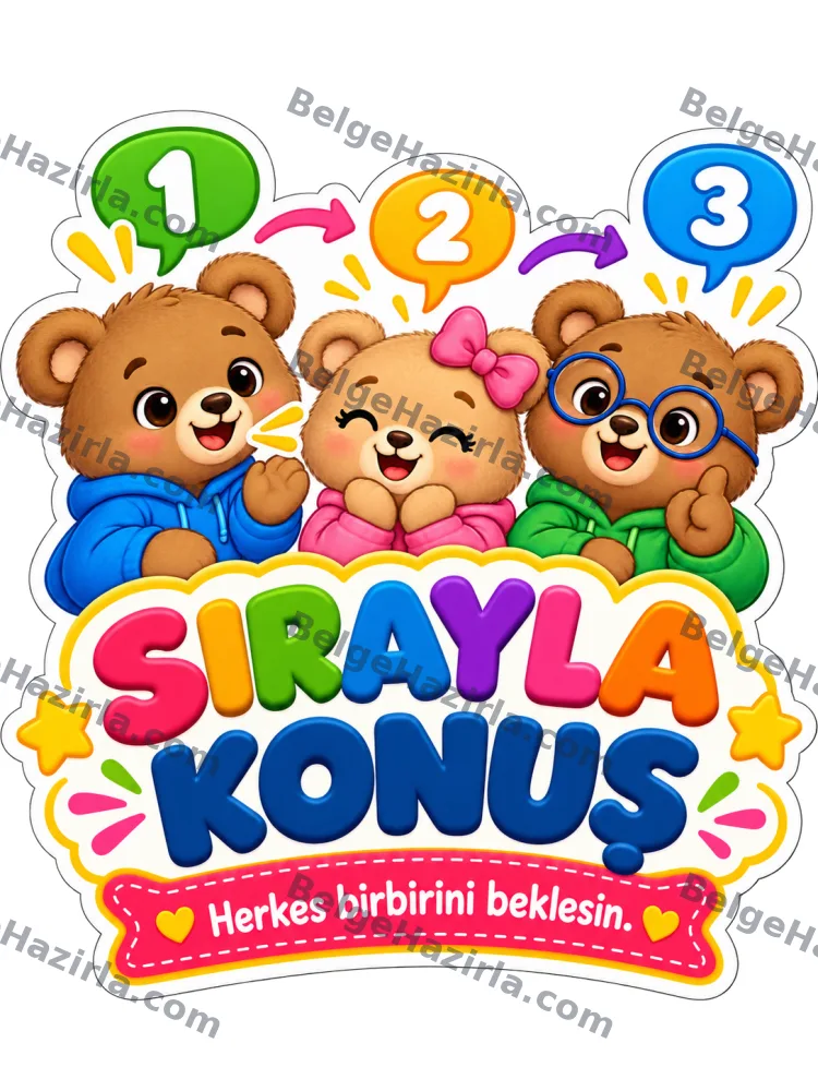 Çatışma Çözme Becerileri Panosu | İlkokul Rehberlik görseli 5