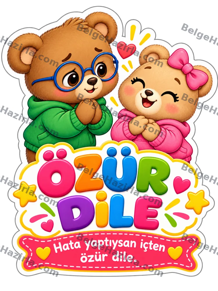 Çatışma Çözme Becerileri Panosu | İlkokul Rehberlik görseli 9