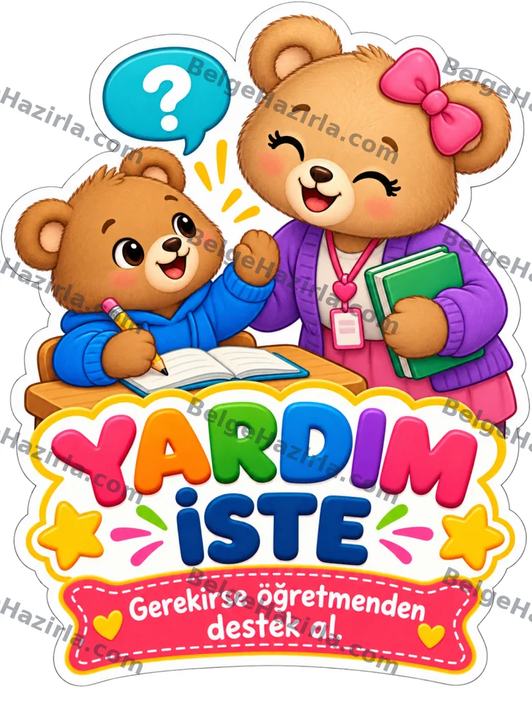Çatışma Çözme Becerileri Panosu | İlkokul Rehberlik görseli 10