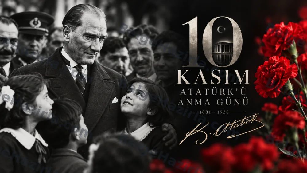 Cumhuriyet ve Aydınlık Yarınlar 10 Kasım Pano Görselleri görseli 2