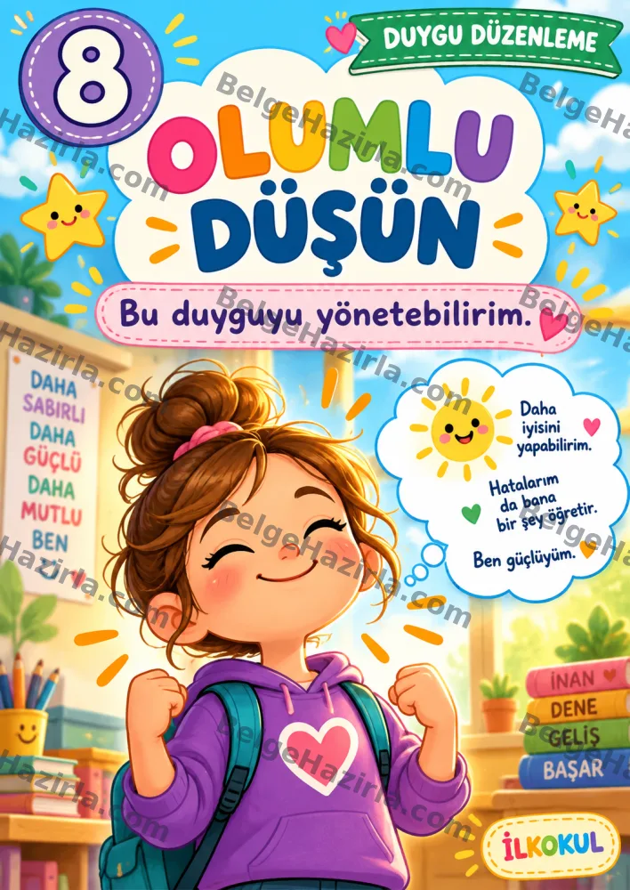 Duygu Düzenleme Becerileri Panosu | İlkokul Rehberlik görseli 8