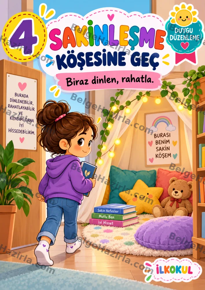 Duygu Düzenleme Becerileri Panosu | İlkokul Rehberlik görseli 4