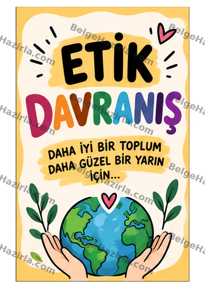 Etik Davranış Panosu | Ortaokul ve Lise Rehberlik görseli 1