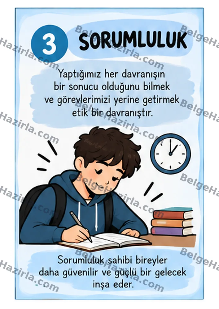 Etik Davranış Panosu | Ortaokul ve Lise Rehberlik görseli 4