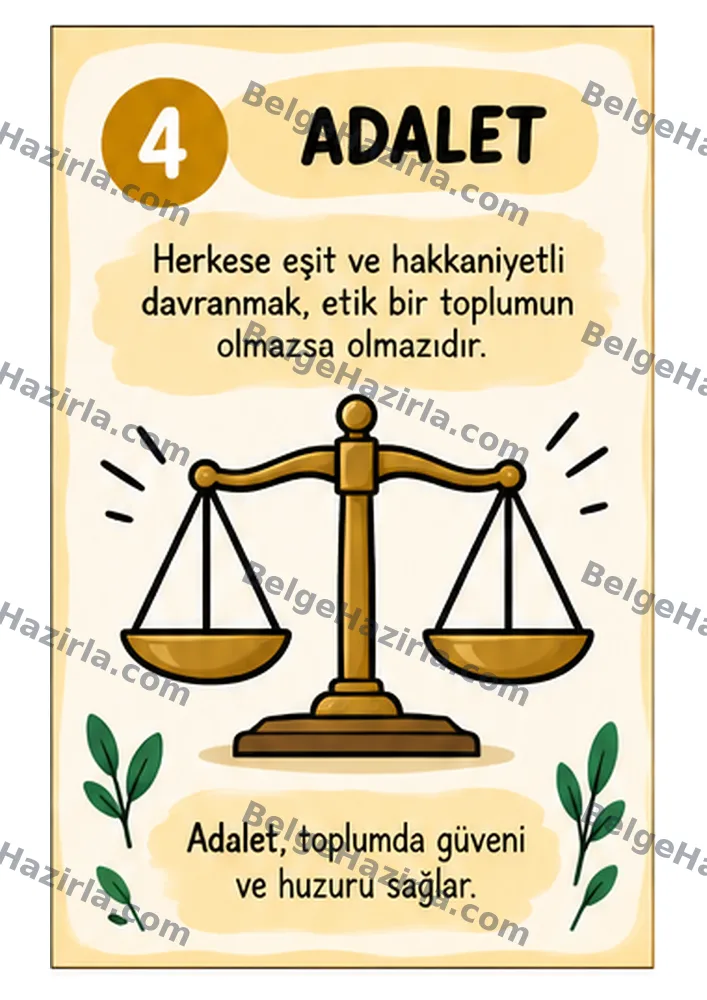 Etik Davranış Panosu | Ortaokul ve Lise Rehberlik görseli 5