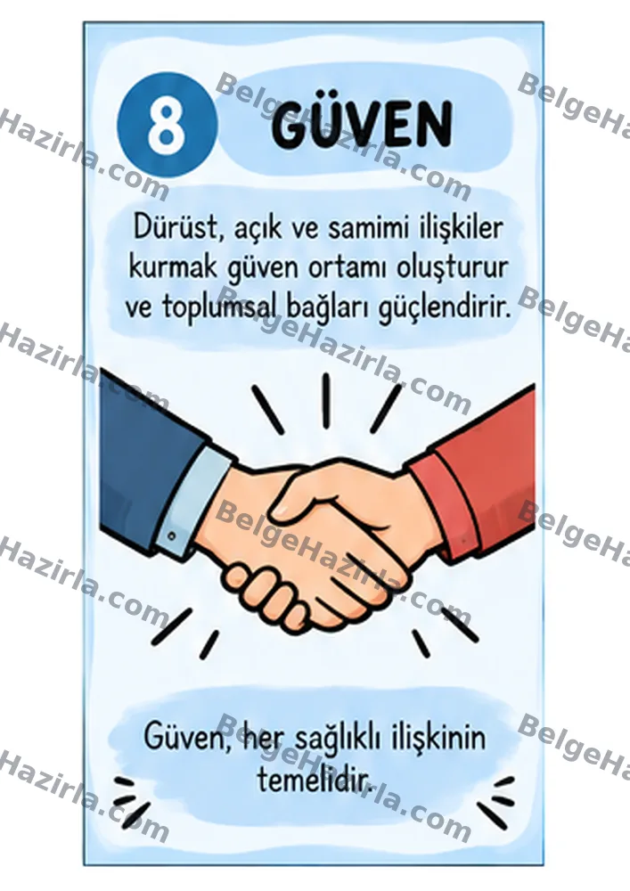Etik Davranış Panosu | Ortaokul ve Lise Rehberlik görseli 9