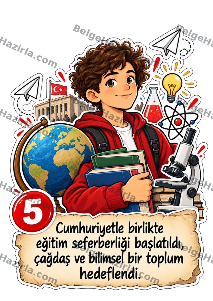 Gel Sana Cumhuriyeti Anlatayım Arkadaşım – 2. Pano | Ortaokul görseli 6