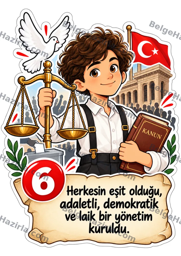 Gel Sana Cumhuriyeti Anlatayım Arkadaşım – 2. Pano | Ortaokul görseli 7