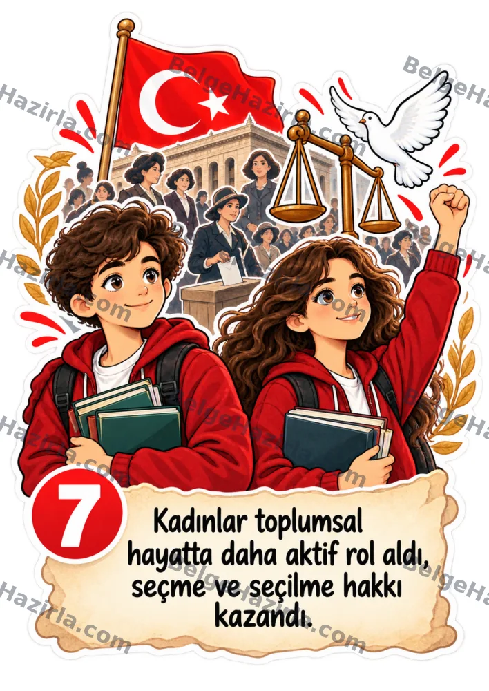 Gel Sana Cumhuriyeti Anlatayım Arkadaşım – 2. Pano | Ortaokul görseli 8