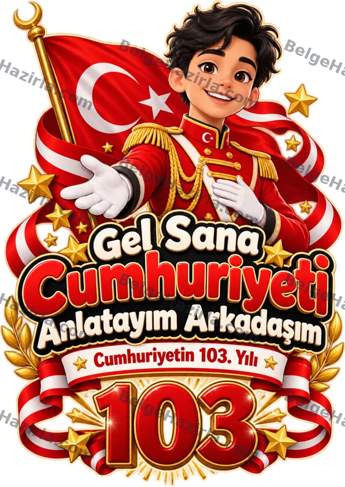 Gel Sana Cumhuriyeti Anlatayım Arkadaşım Panosu | Ortaokul görseli 1