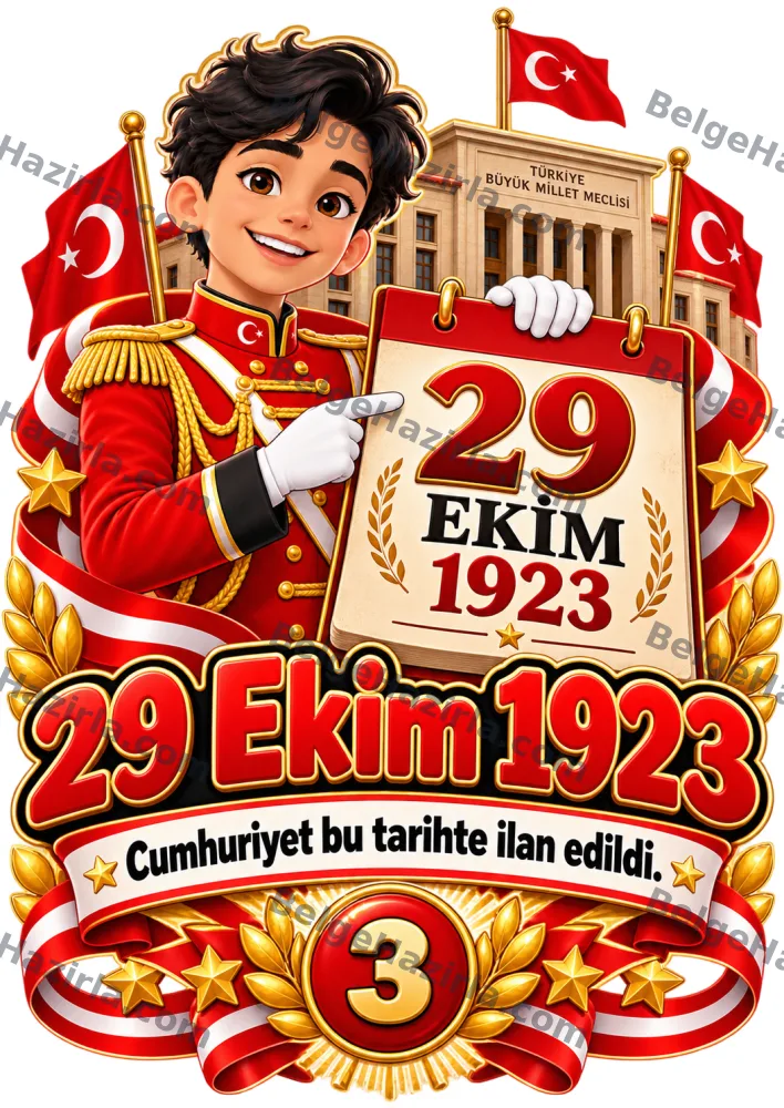 Gel Sana Cumhuriyeti Anlatayım Arkadaşım Panosu | Ortaokul görseli 3