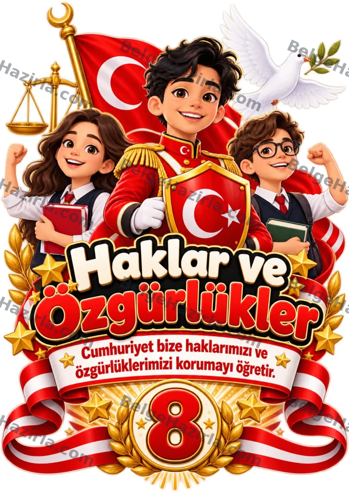 Gel Sana Cumhuriyeti Anlatayım Arkadaşım Panosu | Ortaokul görseli 8
