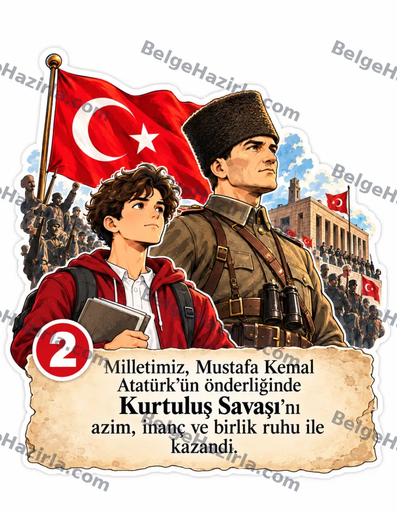 Gel Sana Cumhuriyeti Anlatayım Genç Dostum – 2. Pano | Lise görseli 3