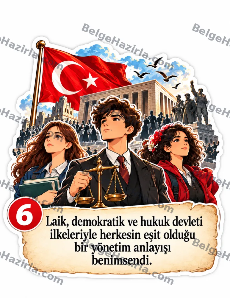 Gel Sana Cumhuriyeti Anlatayım Genç Dostum – 2. Pano | Lise görseli 7
