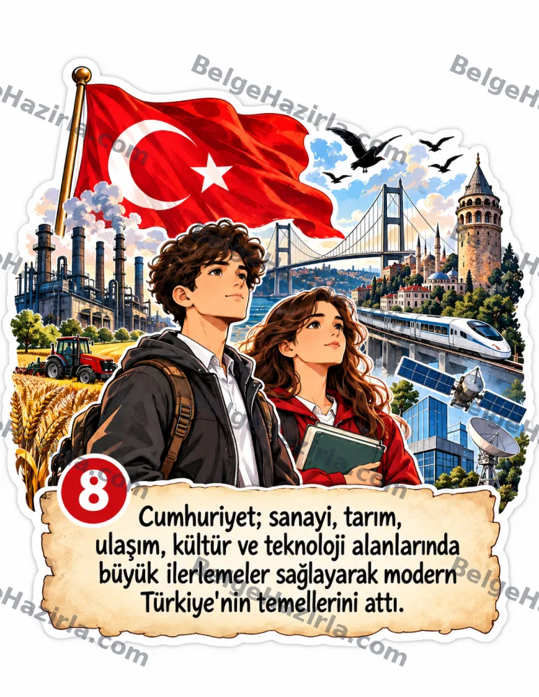 Gel Sana Cumhuriyeti Anlatayım Genç Dostum – 2. Pano | Lise görseli 9