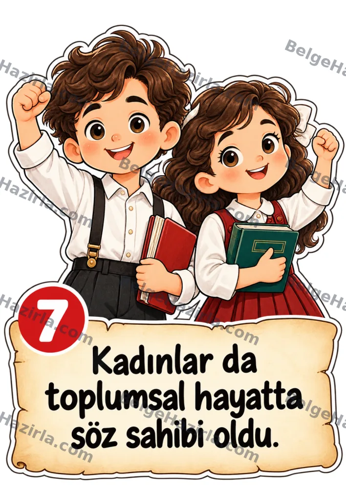 Gel Sana Cumhuriyeti Anlatayım Panosu | İlkokul görseli 8