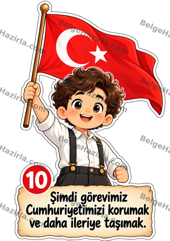 Gel Sana Cumhuriyeti Anlatayım Panosu | İlkokul görseli 11