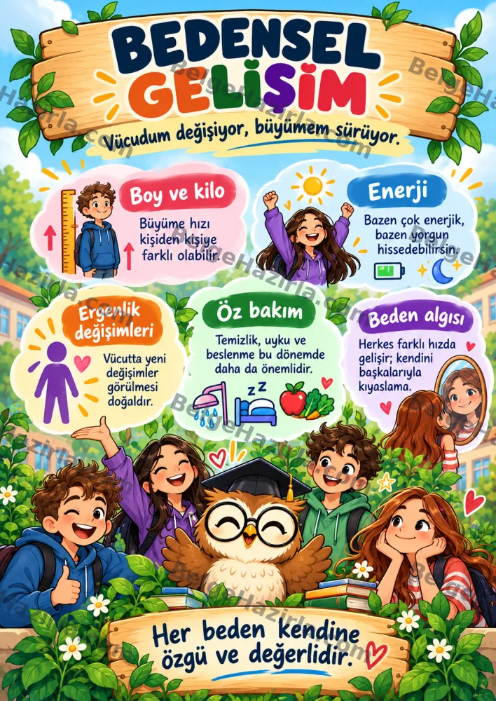 Gelişim Dönemi Özellikleri Panosu | Ortaokul ve Lise görseli 2
