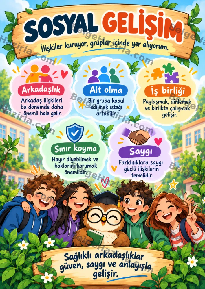 Gelişim Dönemi Özellikleri Panosu | Ortaokul ve Lise görseli 4
