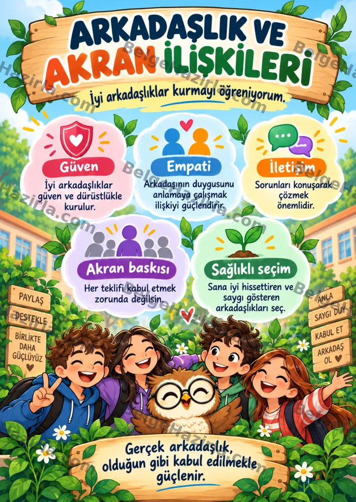Gelişim Dönemi Özellikleri Panosu | Ortaokul ve Lise görseli 8