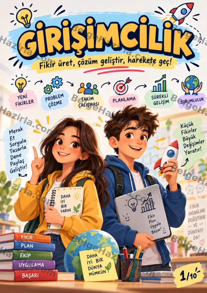 Girişimcilik Panosu | Ortaokul ve Lise Rehberlik görseli 1