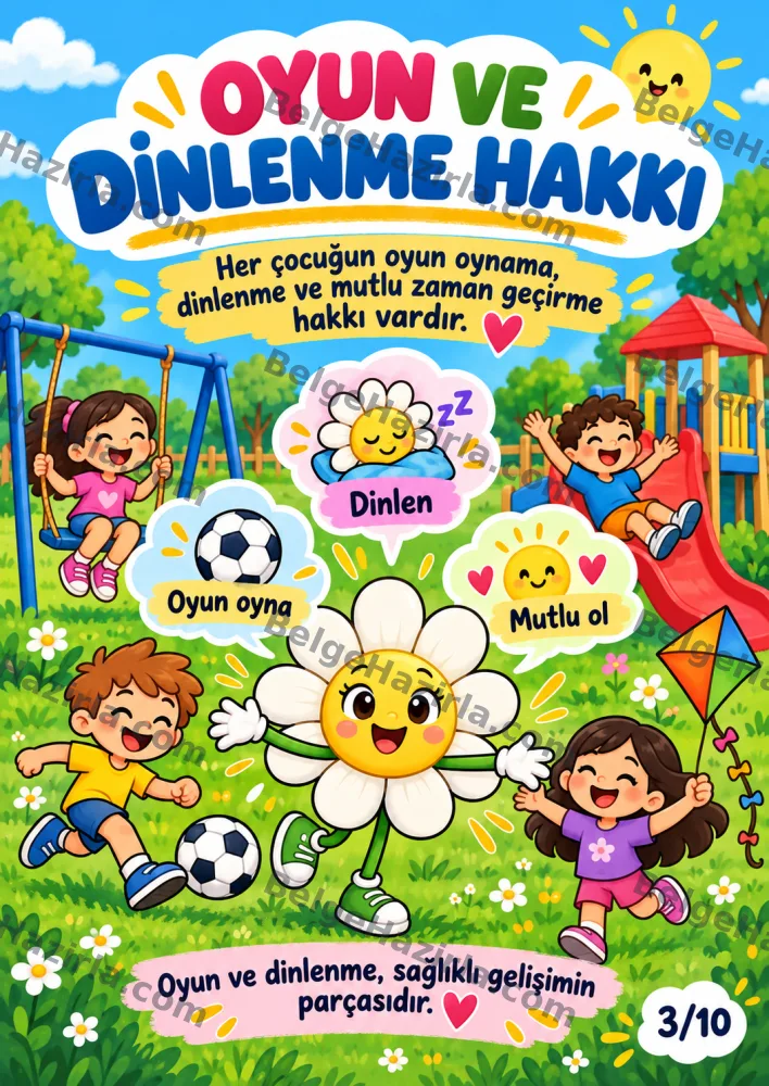 Hak ve Sorumluluklarını Bilme Panosu | İlkokul Rehberlik görseli 3