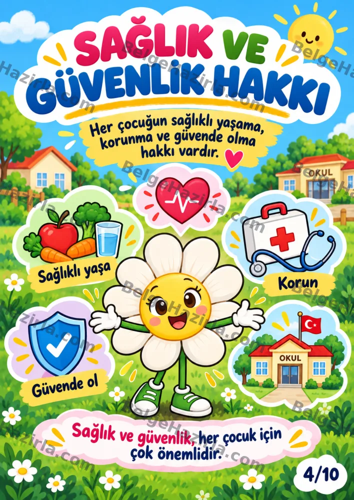 Hak ve Sorumluluklarını Bilme Panosu | İlkokul Rehberlik görseli 4