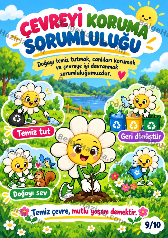 Hak ve Sorumluluklarını Bilme Panosu | İlkokul Rehberlik görseli 9