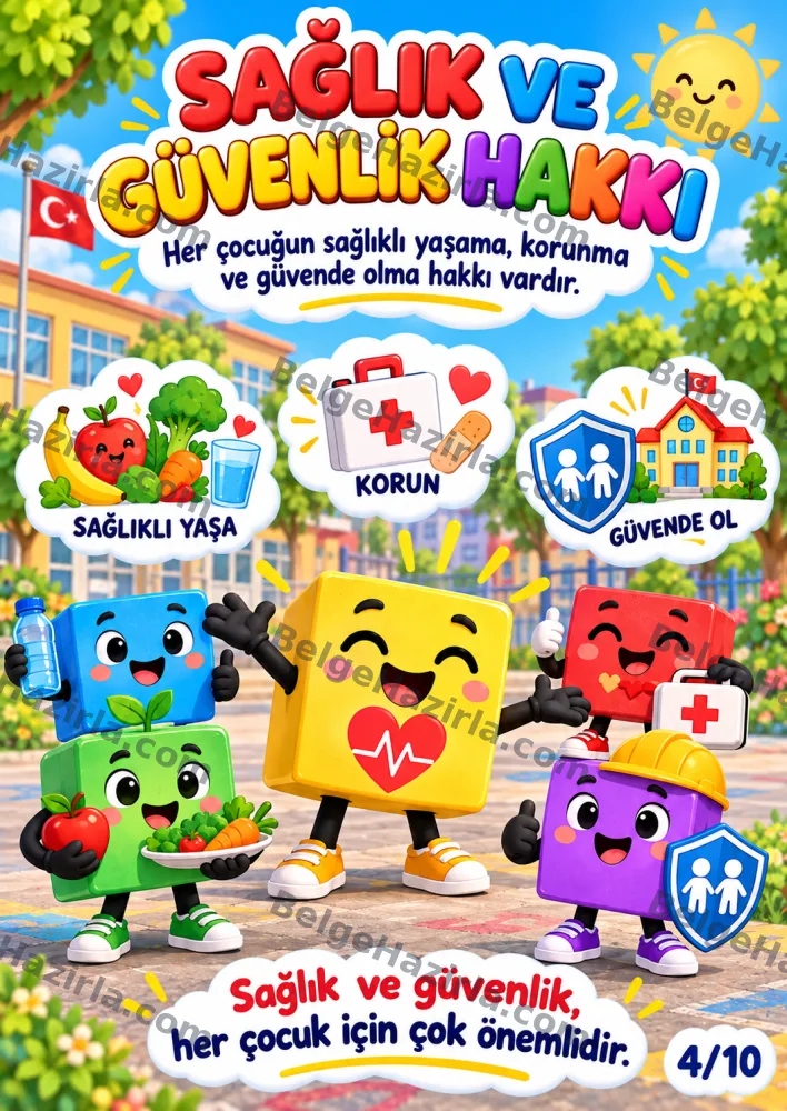 Hak ve Sorumluluklarını Bilme Panosu | Ortaokul Rehberlik görseli 4