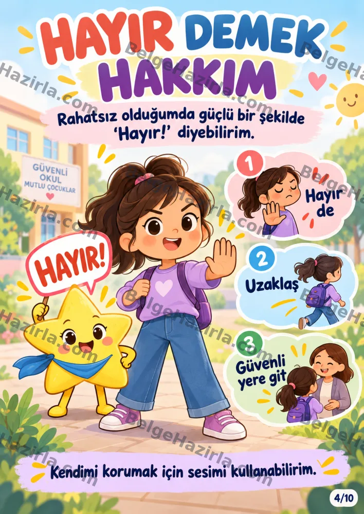 İhmal ve İstismardan Korunma Panosu | İlkokul Rehberlik görseli 4