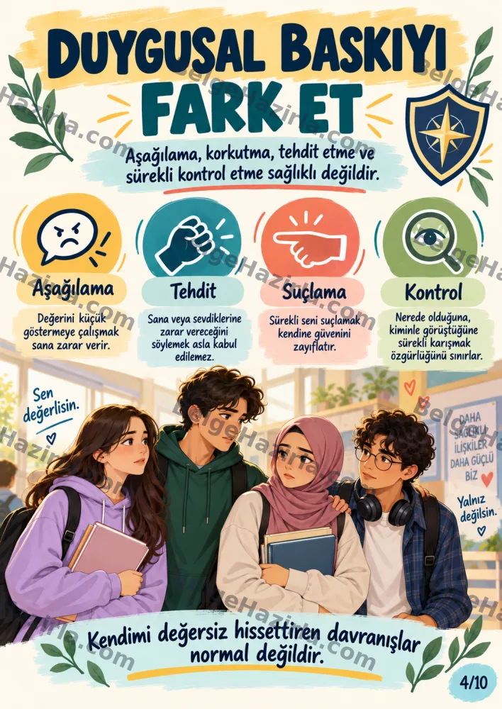 İhmal ve İstismardan Korunma Panosu | Lise Rehberlik görseli 4
