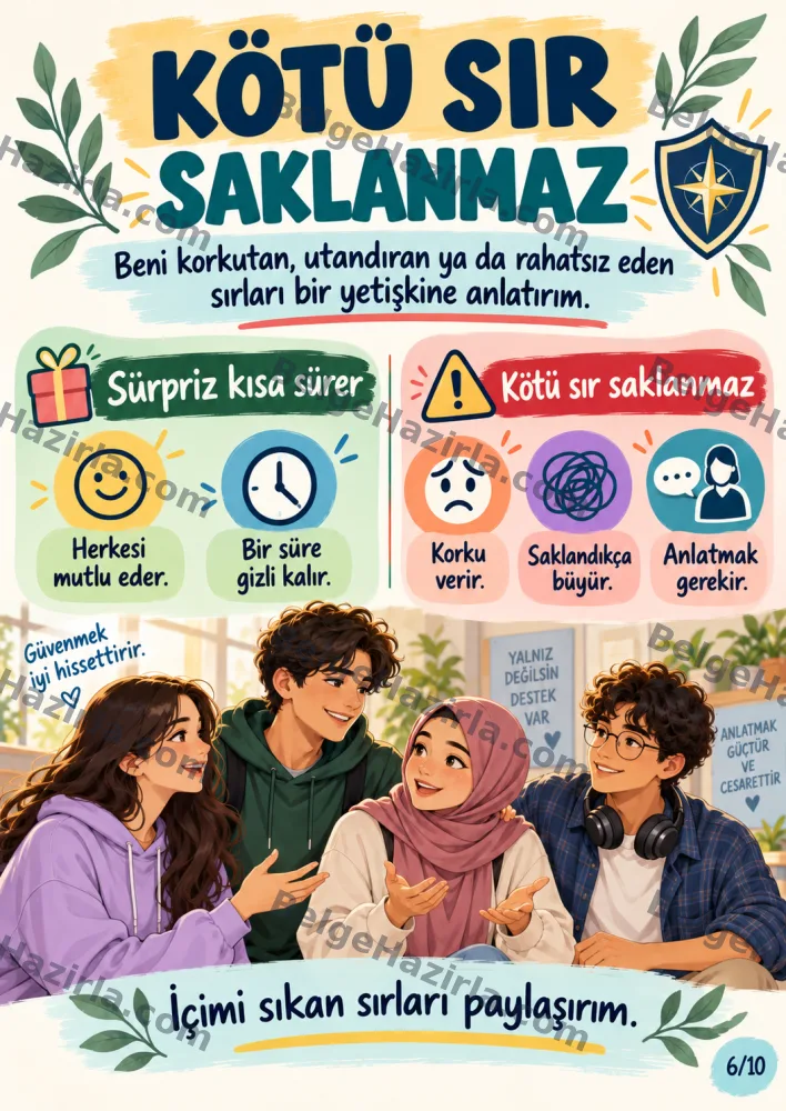 İhmal ve İstismardan Korunma Panosu | Lise Rehberlik görseli 6