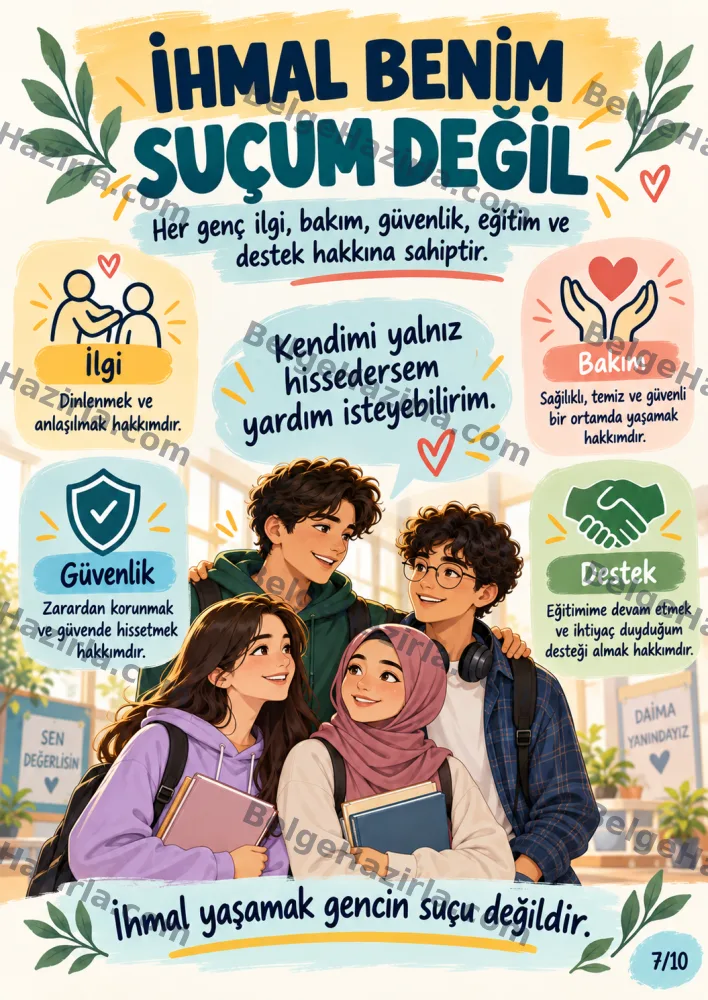 İhmal ve İstismardan Korunma Panosu | Lise Rehberlik görseli 7