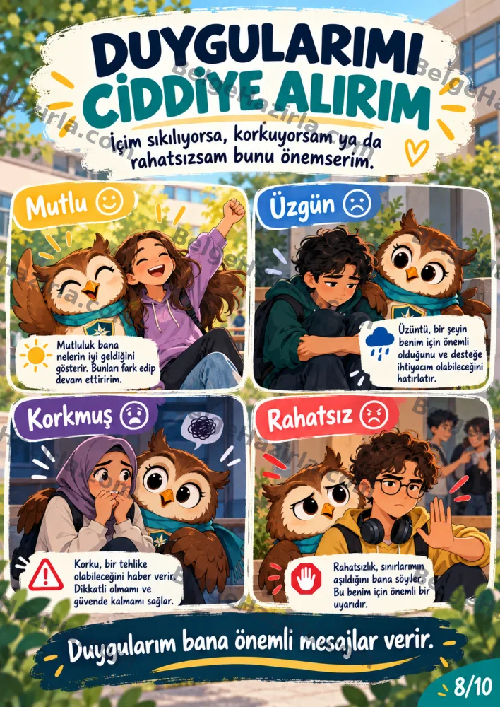 İhmal ve İstismardan Korunma Panosu | Ortaokul Rehberlik görseli 8