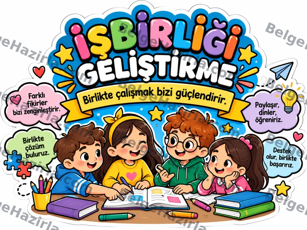 İş Birliği Geliştirme Panosu | İlkokul ve Ortaokul görseli 1