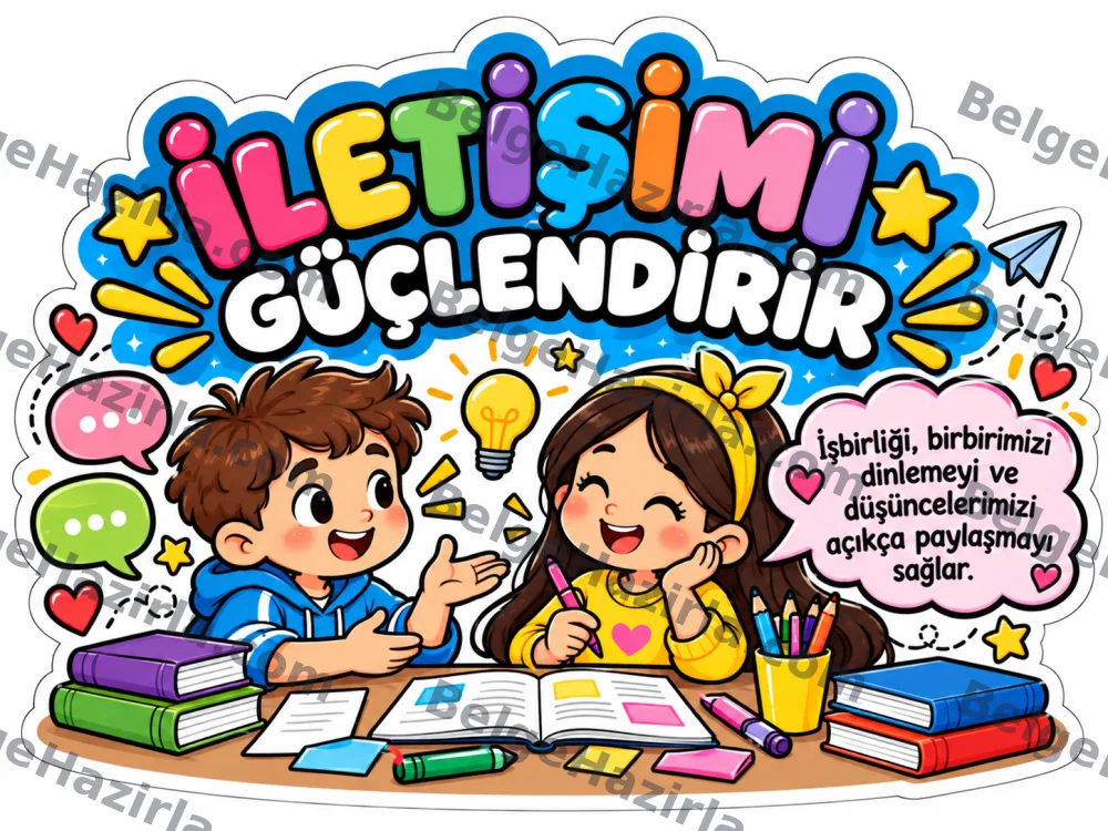 İş Birliği Geliştirme Panosu | İlkokul ve Ortaokul görseli 2